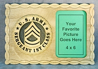 Sergeant 1st Class Picture Frame - Click Image to Close